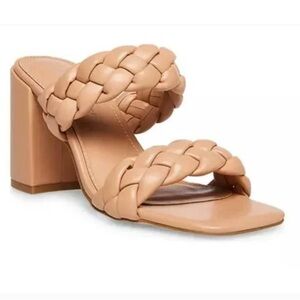 Madden Girl Women's Dixcy Heeled Sandal
Size 11, Milky Blush